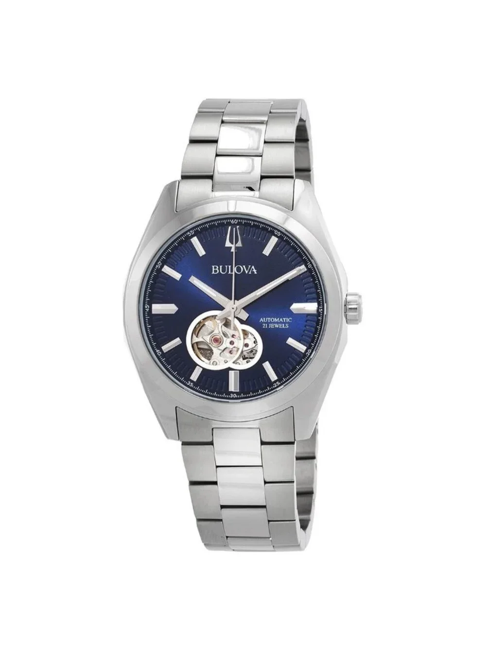NWT Bulova Surveyor Automatic Blue Dial Men's Watch